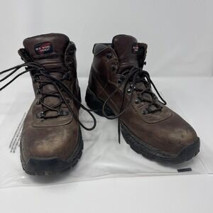 Red Wing Shoes Waterproof Leather Hiking Work Boots Mens US 9.5 EE ANSI Z41 PT99